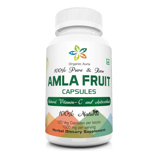 Capsulas De Amla 1000 Mg 120 Unidades Vitamina C Antioxidante Natural