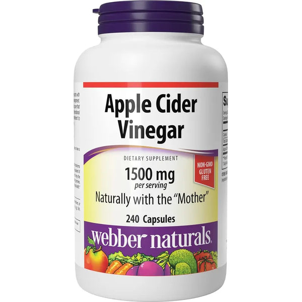 Vinagre De Sidra De Manzana 1500 Mg 240 Capsulas Alta Potencia