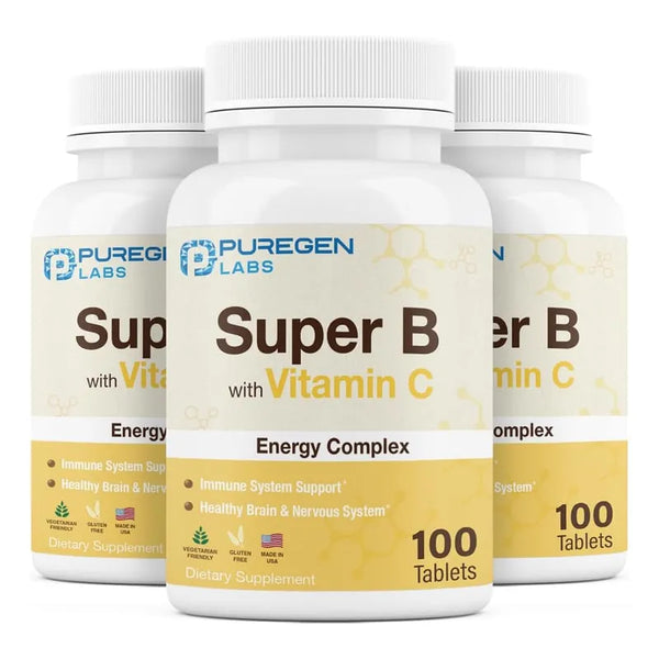 Capsulas Super B Energy Y Apoyo Inmunologico Sin Gluten 300 Tab