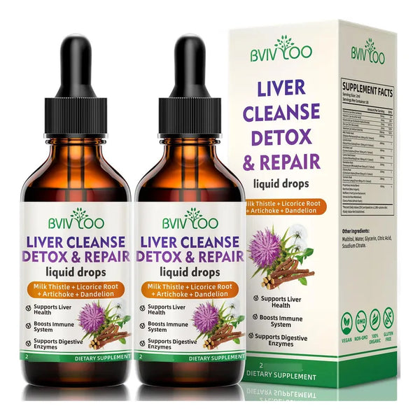 Gotas Desintoxicacion Hepatica 2000 Mg Cardo Mariano Natural Y Eficaz
