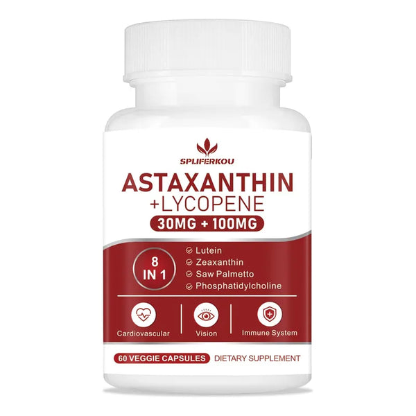 Astaxantina Licopeno Fosfatidilcolina Luteína Zeaxantina Suplemento Antioxidante