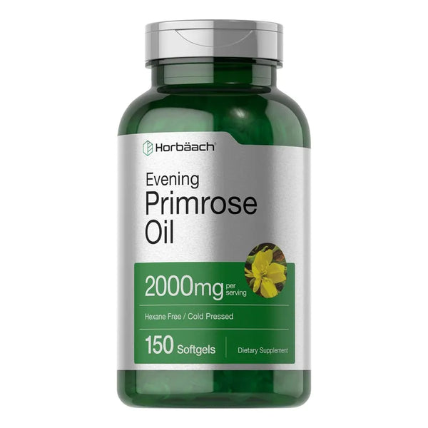 Aceite De Onagra 2000mg Horbaach Sin Hexano 150 Capsulas