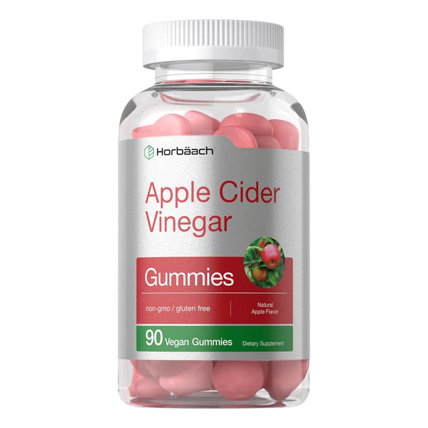 Gomitas De Vinagre De Sidra De Manzana Horbaach Suplemento Vegano Sin Gluten