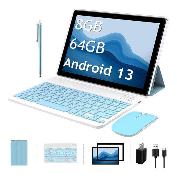 Tablet 2 En 1 10.1 Pulgadas Android 11 Con Teclado Y Mouse