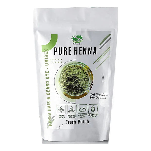 Tintura De Henna Para Cabello Y Barba Natural Pure Henna 100 Gr