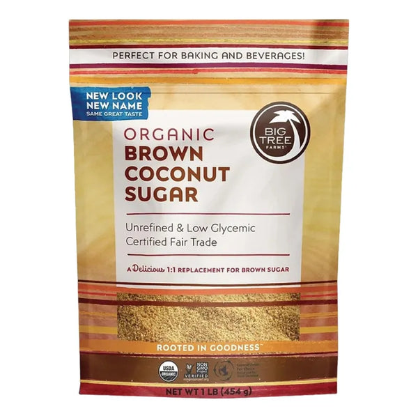 Azúcar De Coco Orgánico Big Tree Farms Sustituto Saluable 454g