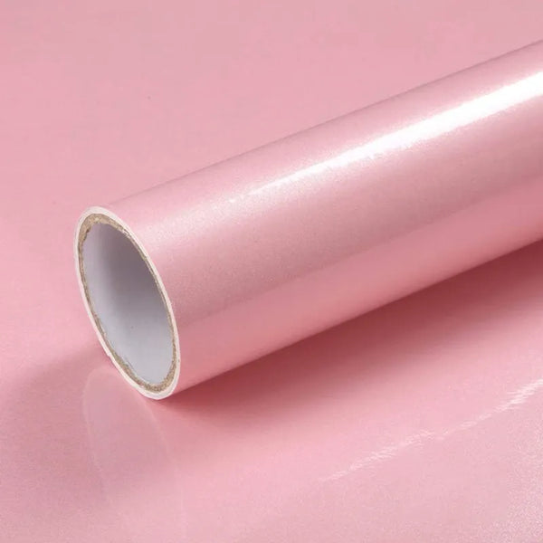 Papel De Contacto Rosa Con Purpurina Papel Adhesivo Fácil De Usar