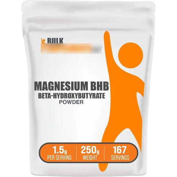 Polvo Bhb Magnesio 1500 Mg Por Porcion 250 G Aumenta Energia Keto