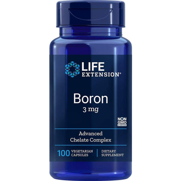 Boro 3 Mg 100 Cápsulas Vegetarianas Suplemento Salud Ósea Y Nerviosa