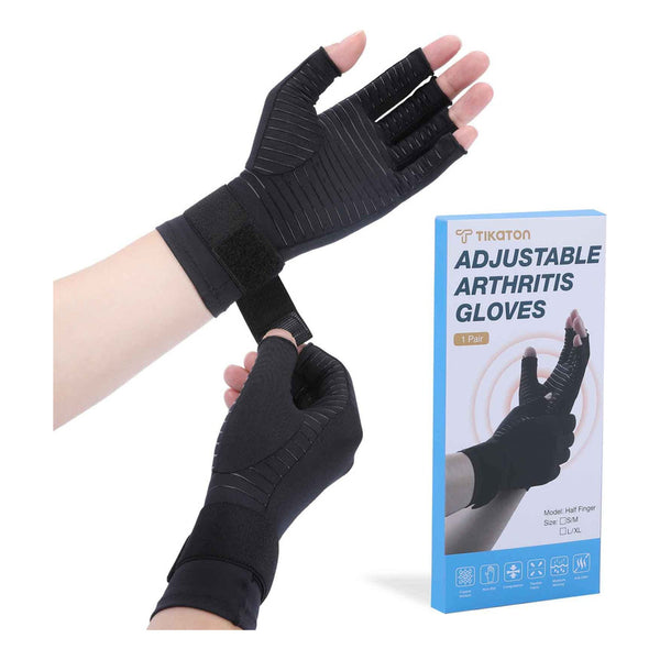 Guantes Compresión Para Artritis Cobre Manos Dolor Y Túnel Carpiano