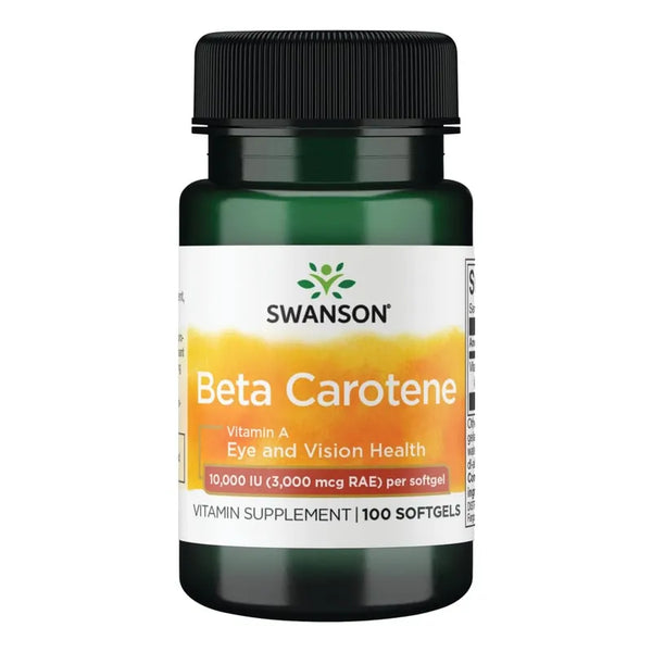 Betacaroteno Vitamina A Salud Ocular E Inmune 10000 Iu Suplemento