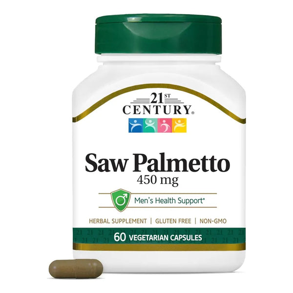 Cápsulas Vegetales Palmetto 450 Mg Apoyo Saludable Natural
