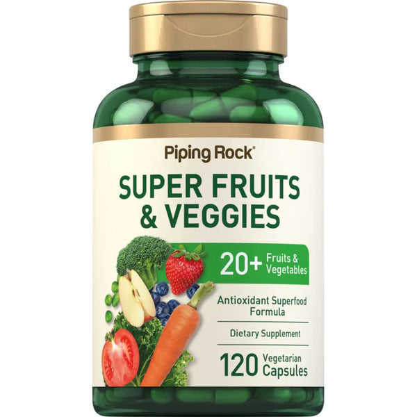 Cápsulas De Frutas Y Verduras Suplemento Multivitamínico