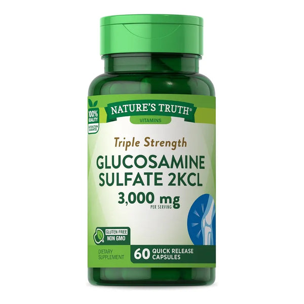 Capsulas De Sulfato De Glucosamina 3000 Mg Nature's Truth 60 Unidades