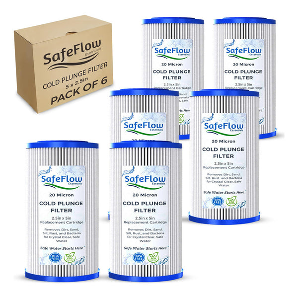 Cartucho Filtro De Agua De 20 Micras SafeFlow Essentials Universal Duradero