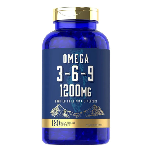Carlyle Suplemento Omega 3-6-9 1200mg 180 Capsulas Con Aceite de Pescado
