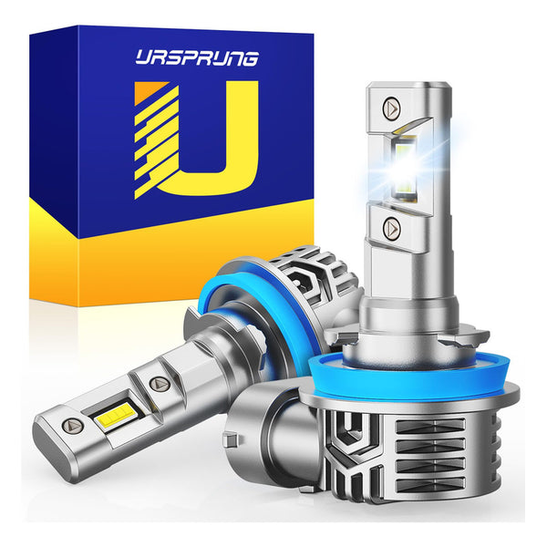 Bombillas Ursprung H11 H8 H9 Luz Blanca De 6500 K Hasta 600 Porciento Más Brillantes