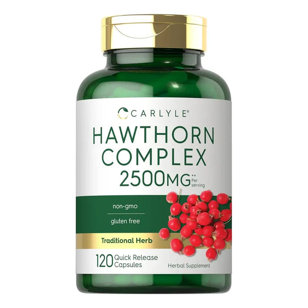 Cápsulas De Baya De Espino Carlyle 2500 Mg Extracto Natural Saludable