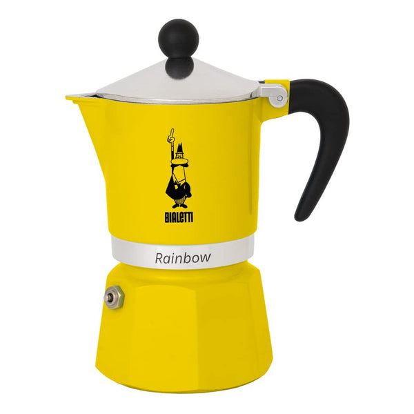 Cafetera Bialetti Rainbow 4983 Amarilla Cafetera Espresso Italiana