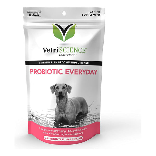 Vetriscience Probiótico Diario Para Perros 45 Masticables Inmunidad