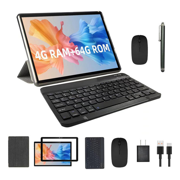 Tablet Cupeisi 2023 2 En 1 10 PuLG Con Teclado Y Mouse Gran Almacenamiento