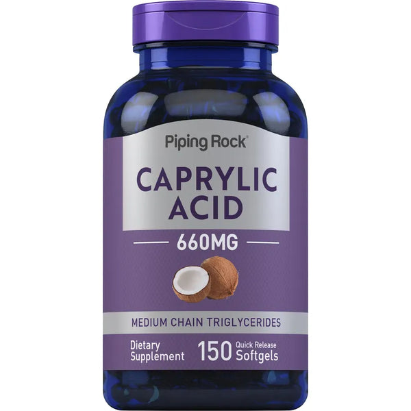 Capsulas Blandas De Acido Caprilico 660 Mg En Salu Apto Para Dietas Cetogenicas