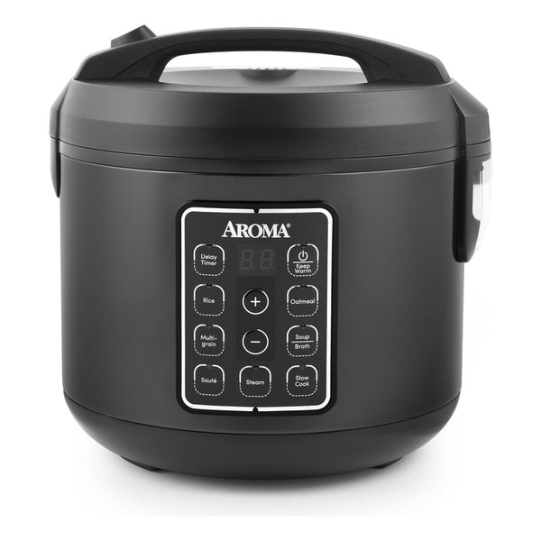 Arroz Negro Digital Multicooker Aroma De 12 Tazas Con Temporizador Y Funciones Programables