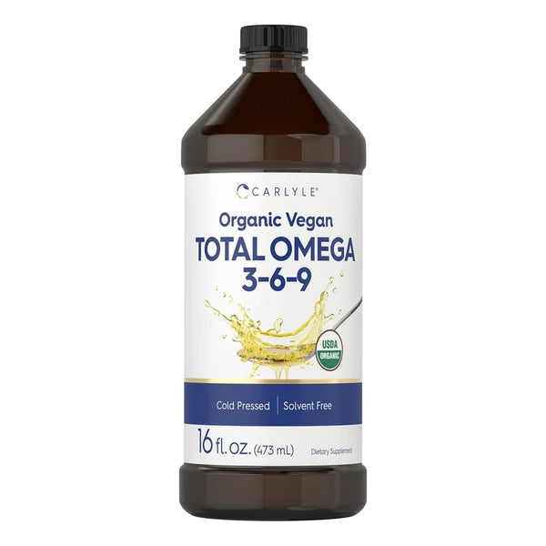 Capsulas Omega 3 6 9 Organicas Prensadas En Frio 473 Mililitros