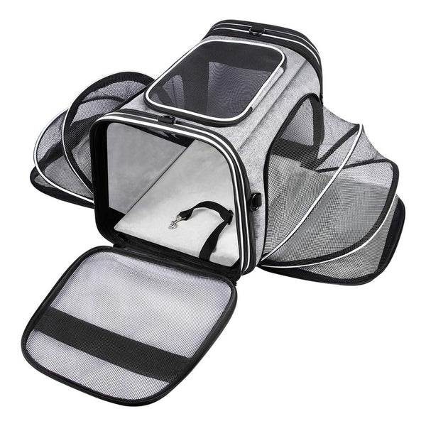 Transportador Plegable Expandible Para Mascotas Aprobado TSA