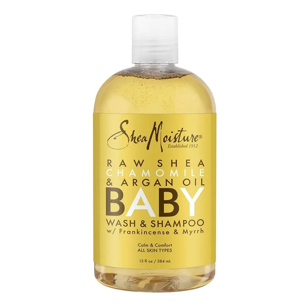 Shampoo Bebe Shea Moisture Con Aceite De Argan Y Manzanilla Para Cabello Suave