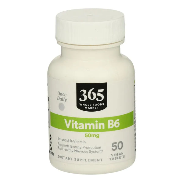 Vitamina B6 50 Mg 50 Cápsulas Somos Importaciones Energía Metabolismo