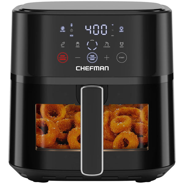 Freidora Chefman 6 Litros Tecnologia Hi-Fry Para Comidas Saludables