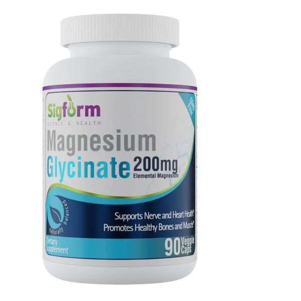 Capsulas Glicinato Magnesio 200 Mg 90 Unidades Producto Saludable Efectivo
