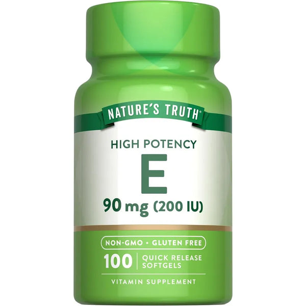Capsulas Blandas De Vitamina E Nature's Truth 200 Ui Sin Gluten