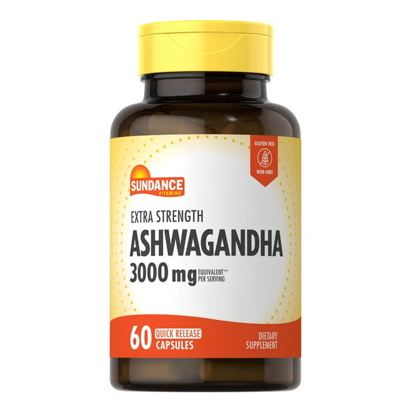Capsulas De Ashwagandha 3000 Mg Formula Extra Fuerte 60 Unidades Calidad Asequible