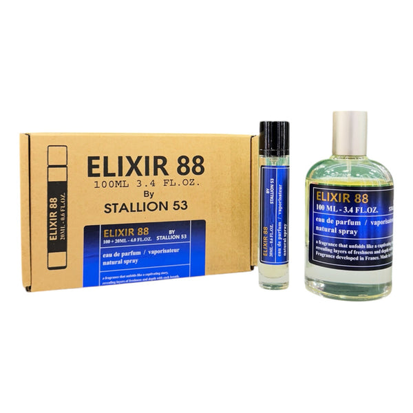 Perfume Stallion Elixir 88 Eau De Parfum Aroma Exitoso Con Perfumero Gratis