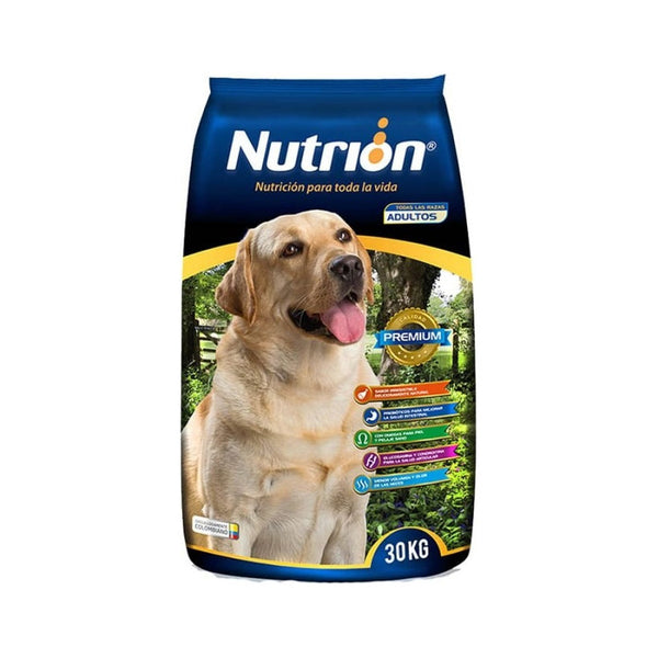 Nutrion Adultos Premium 30 Kg Alimento Seco Rico En Proteína