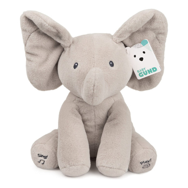 Baby Flappy Elefante Peluche Interactivo Gund 12 Pulgadas Música y Juego para Bebés