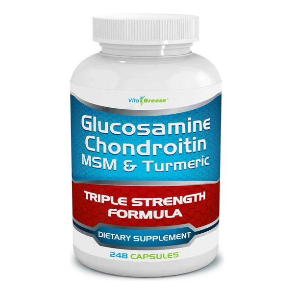 Glucosamina Condroitina Msm Y Cúrcuma Triple Fuerza 250 Cápsulas