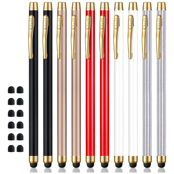 Lapiz Tactil 10 Unidades 12 Puntas Reemplazables Colores Precisión Y Estilo