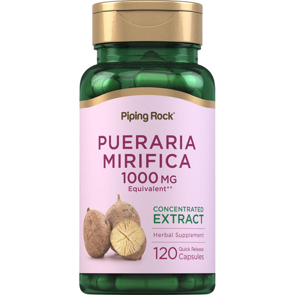 Cápsulas Pueraria Mirifica 1000mg Suplemento Herbario De Alta Potencia