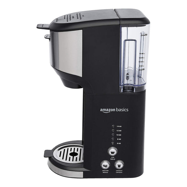 Cafetera Amazon Basics Drip Dual Brewing 1200W Con Preparación Doble