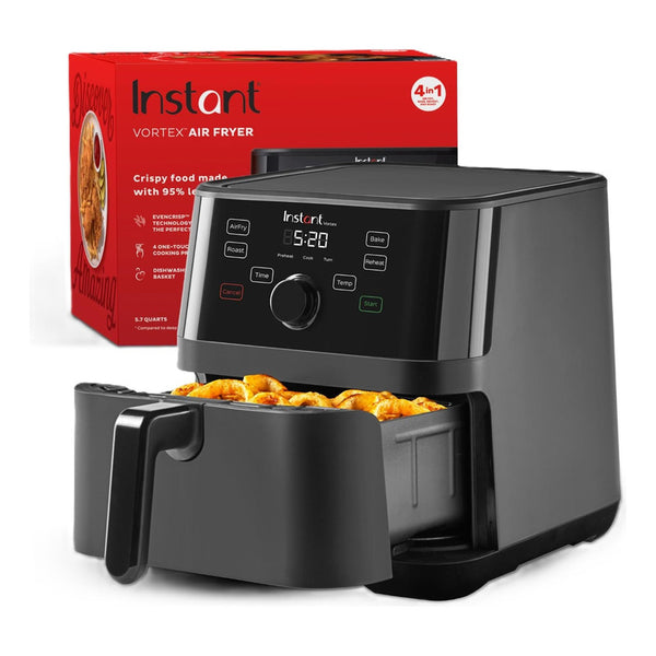 Air Fryer Instant Pot Vortex 5 7 Cuartos 4 En 1 Con Evencrisp Negra