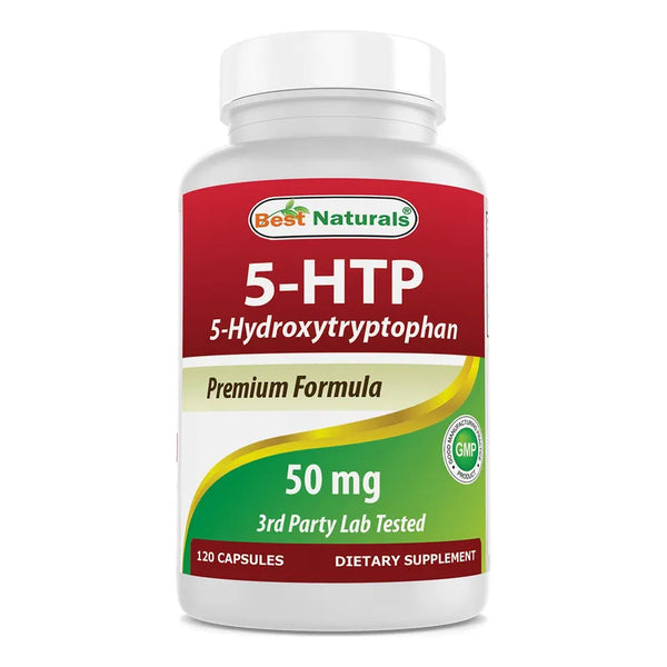 Capsulas 5 Htp 50 Mg Apoya La Relajacion Y Sueno Reparador