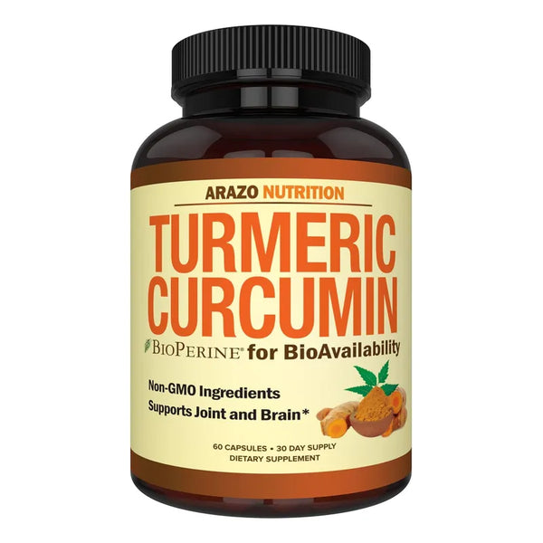 Cápsulas Cúrcuma Curcumina 1300 Mg Con Pimienta Negra Mejora Salud Conjunta