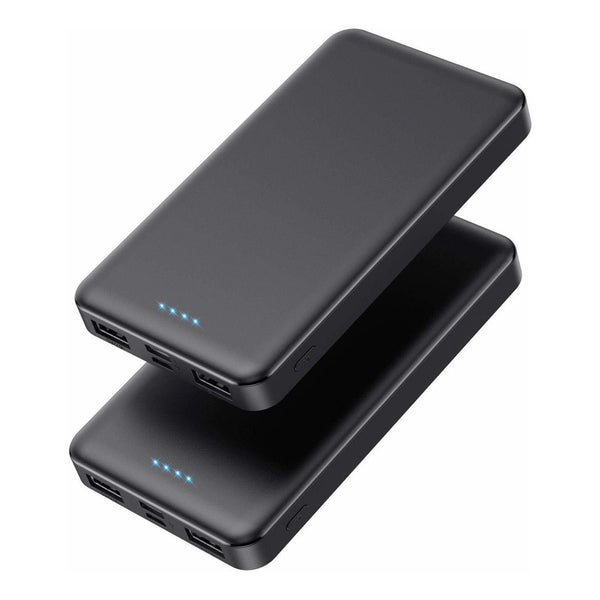 Cargador Portatil Power Bank Paquete De 2 10000mah Carga Segura
