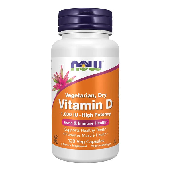Vitamina D Alta Potencia 1000 Ui 120 Cápsulas Huesos Fuertes