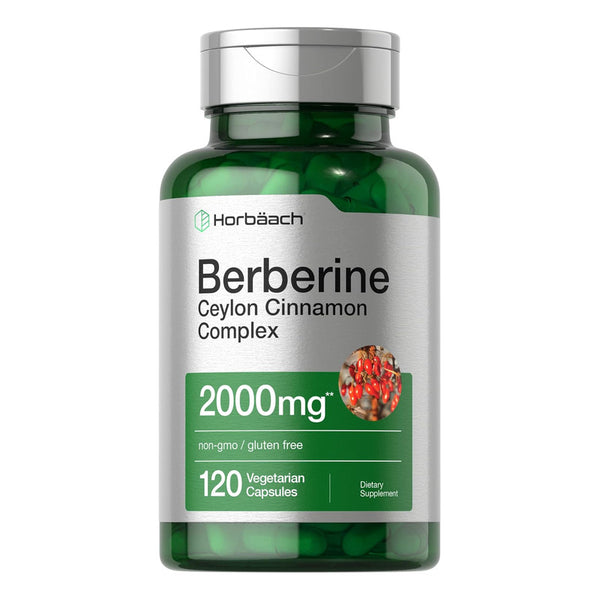 Berberina Plus 2000 Mg Complex Canela De Ceilan 120 Cap Vegetales Promo Exclusiva