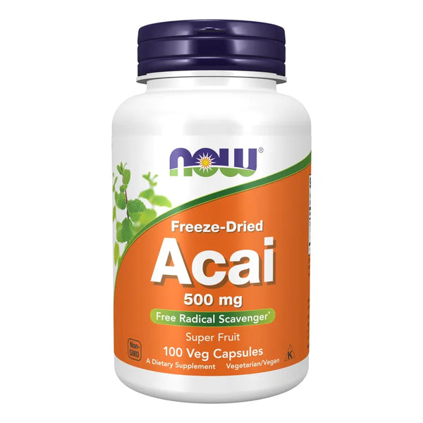 Acai 500 Mg Super Fruta Liofilizada 100 Capsulas Vegetales