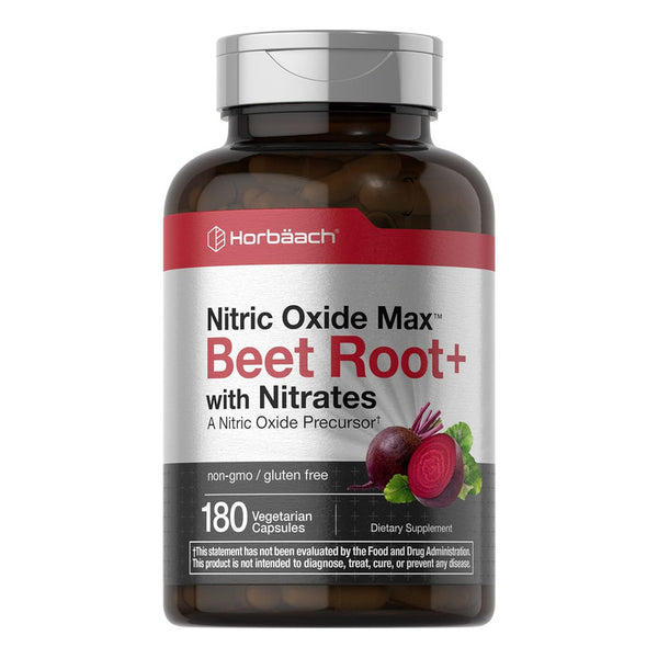 Oxido Nitrico Precursor 180 Caps Vegetariano Sin Gluten Mejora Energia